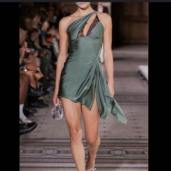NEW Coperni Asymmetrical Mini Dress